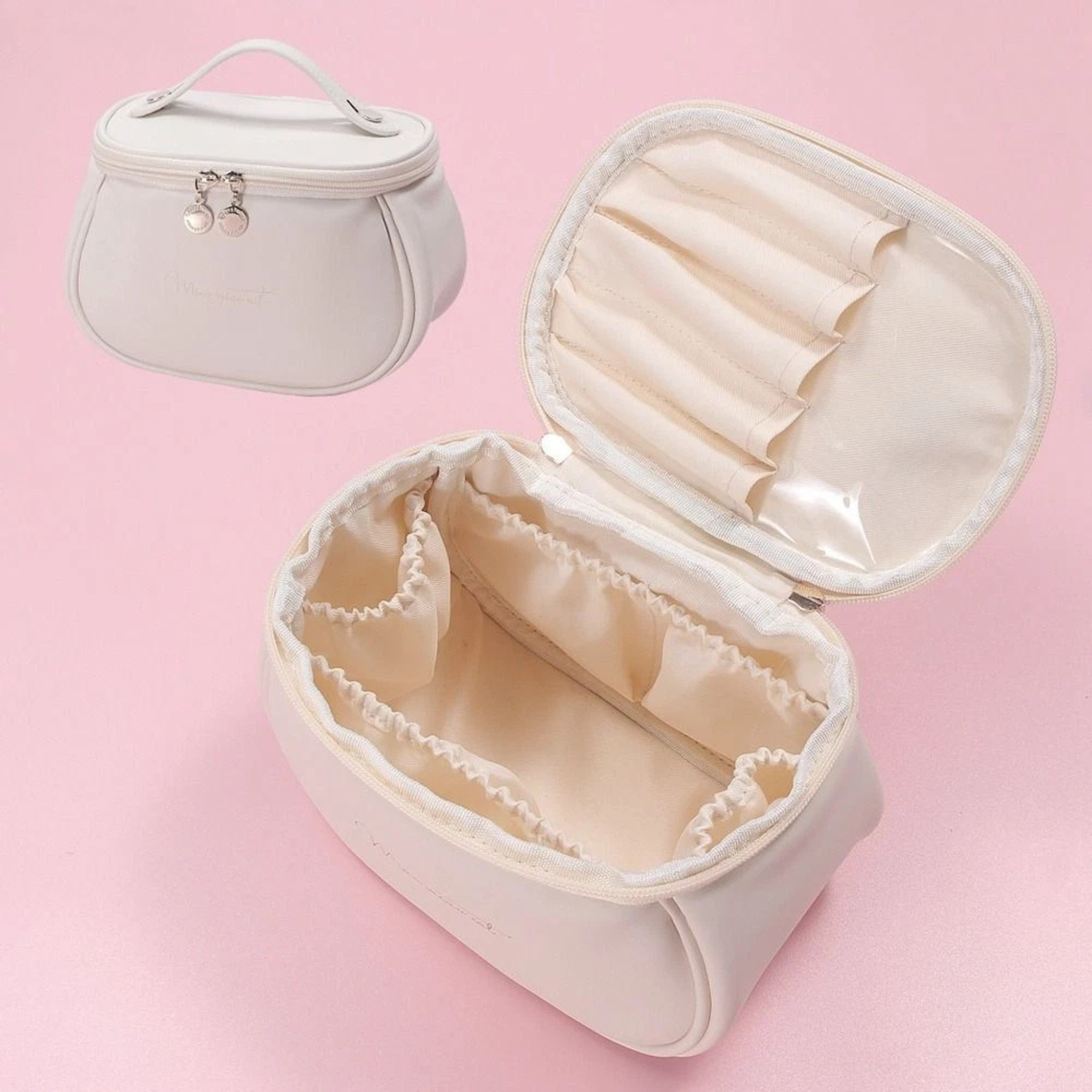 Cute PU Makeup Bag For Women Toiletries Organizer