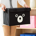 Panda Storage Box - Fold-able Cartoon Cute Bear Storage Box For Clothes & Kids Toys