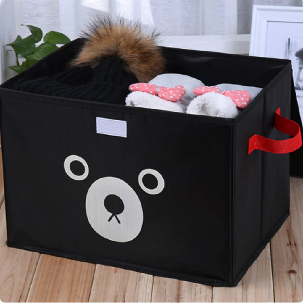 Panda Storage Box - Fold-able Cartoon Cute Bear Storage Box For Clothes & Kids Toys