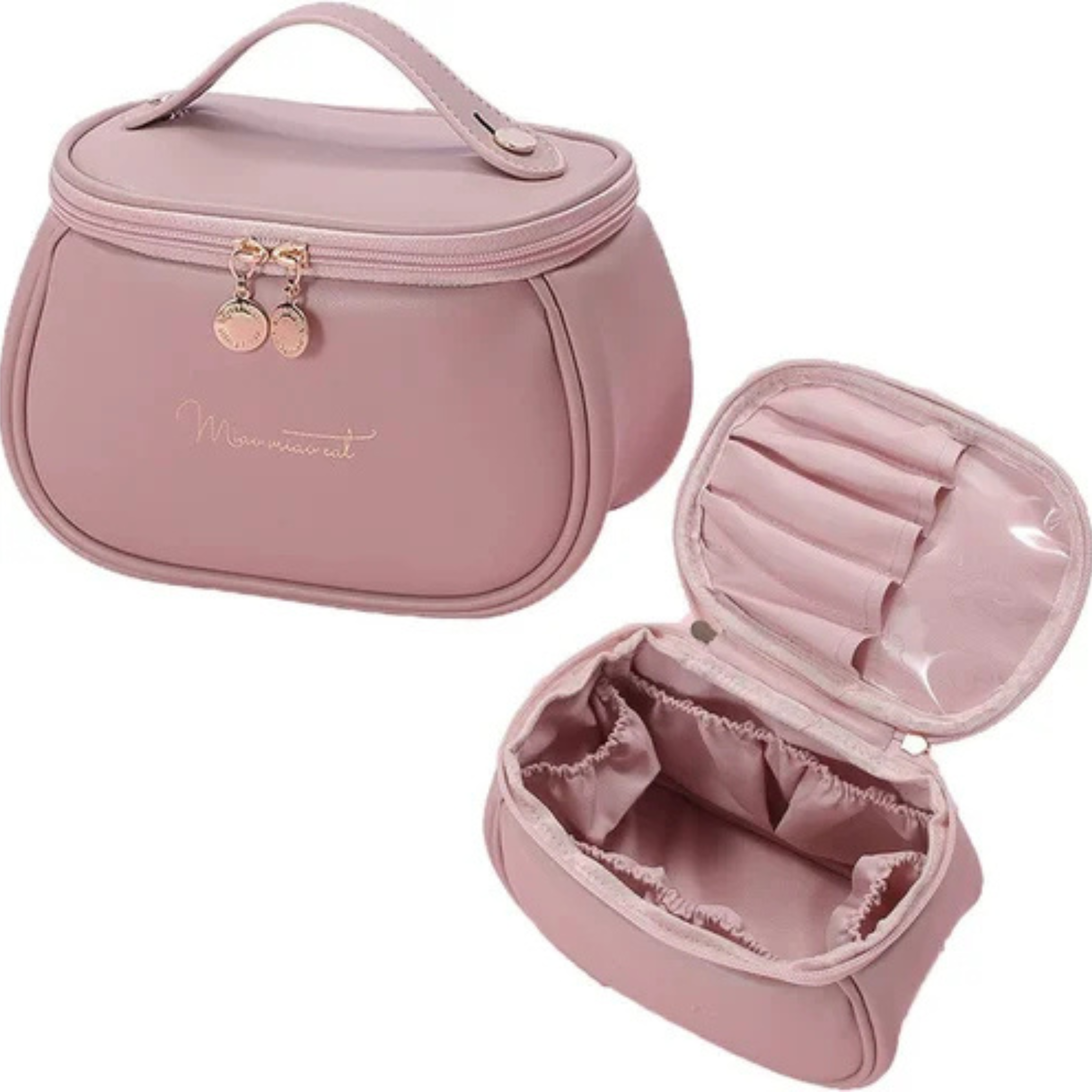 Cute PU Makeup Bag For Women Toiletries Organizer